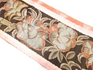 アンティーク　唐花模様織り出し昼夜帯（材料）